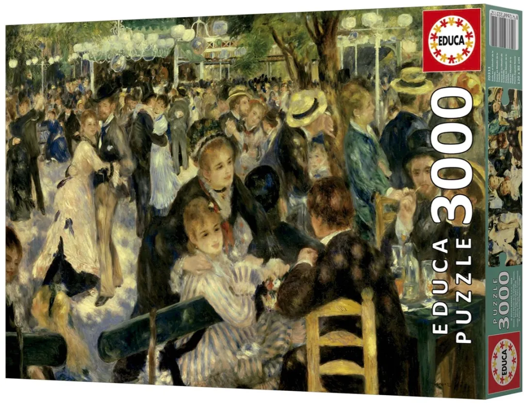 Educa Bal du Moulin De La Galette Puzzel 3000 Stuks - Multicolor