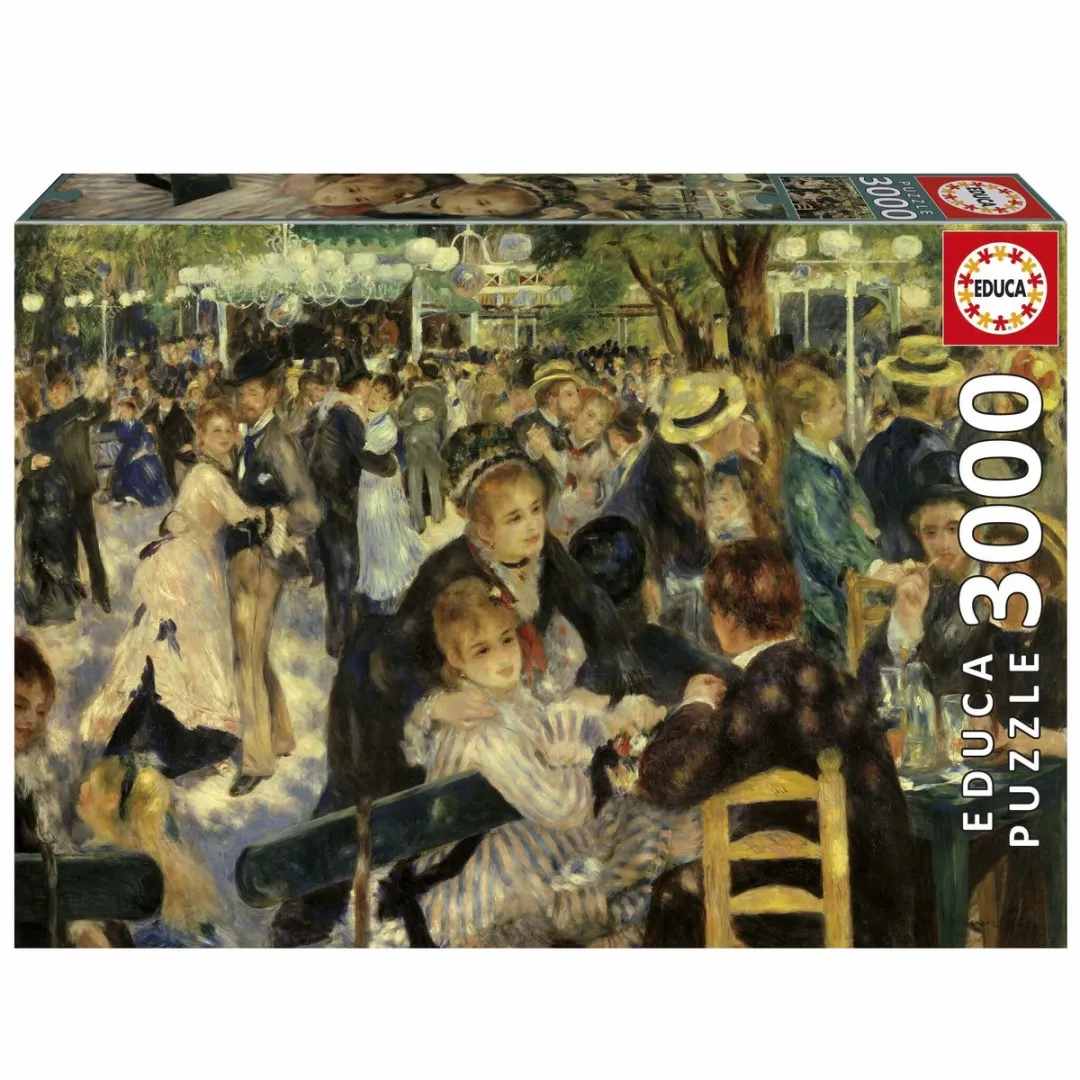 Educa Bal du Moulin De La Galette Puzzel 3000 Stuks