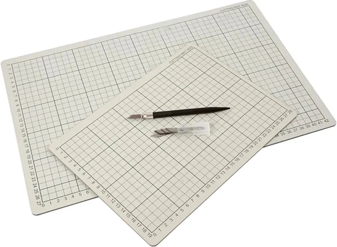 Creativ Company Snijmat met Rasterlijnen 22x30cm - Wit