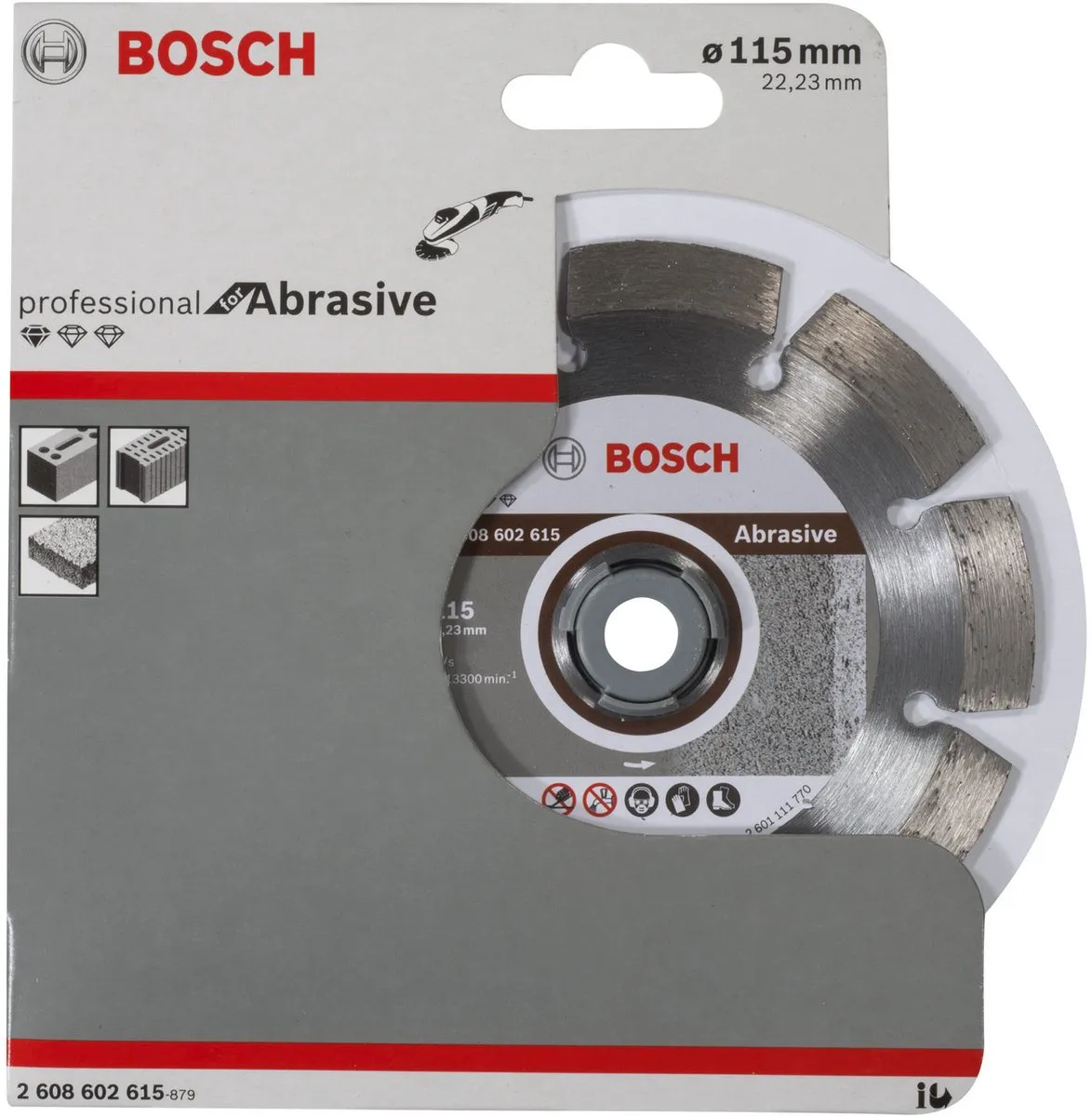 Bosch Diamantdoorslijpschijf Standard 115mm - Steen