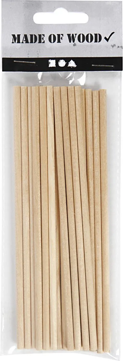 Creativ Company Ronde Stokken 15cm - 20 Stuks Multicolor