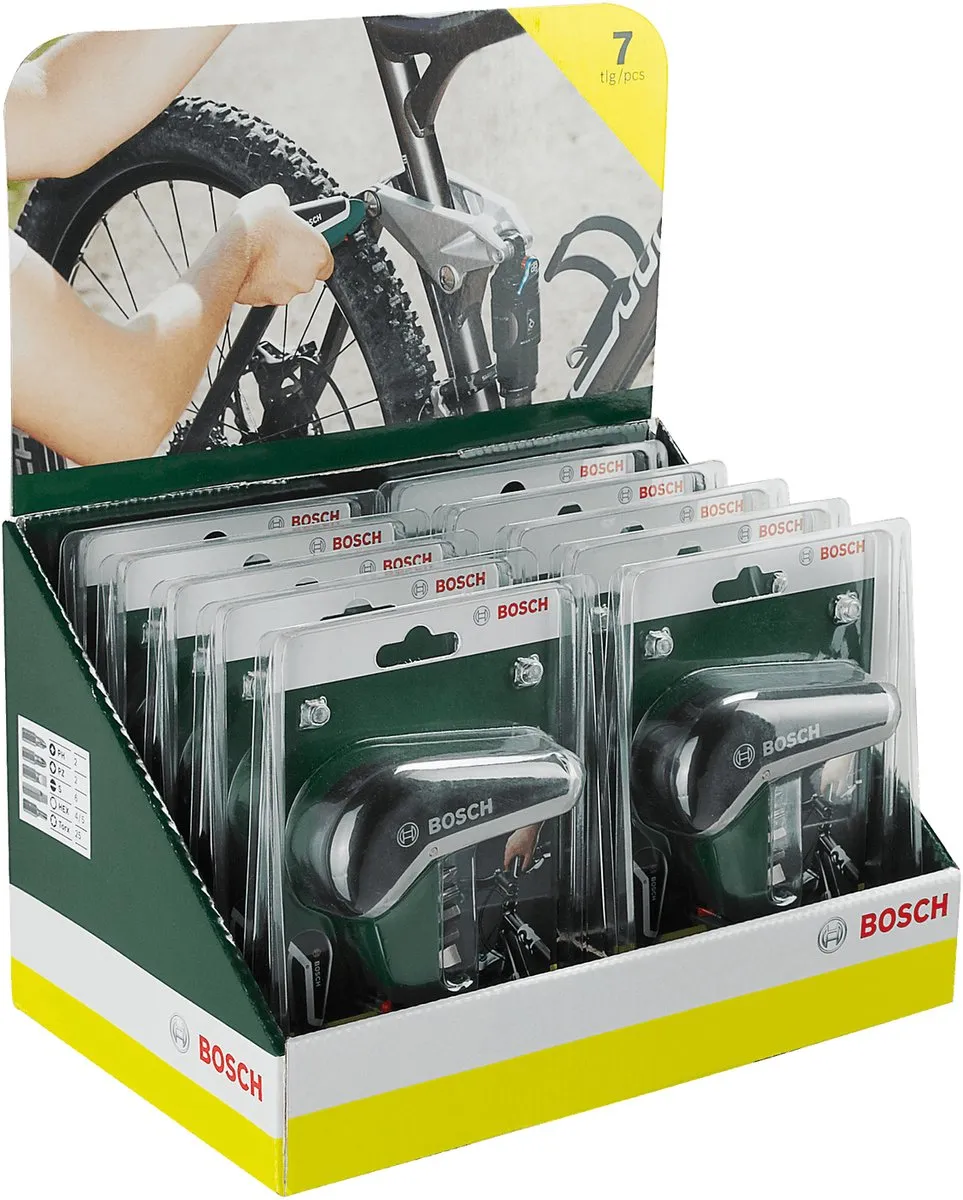 Bosch Bitset 7-delig - 6 Bits + Handschroevendraaier