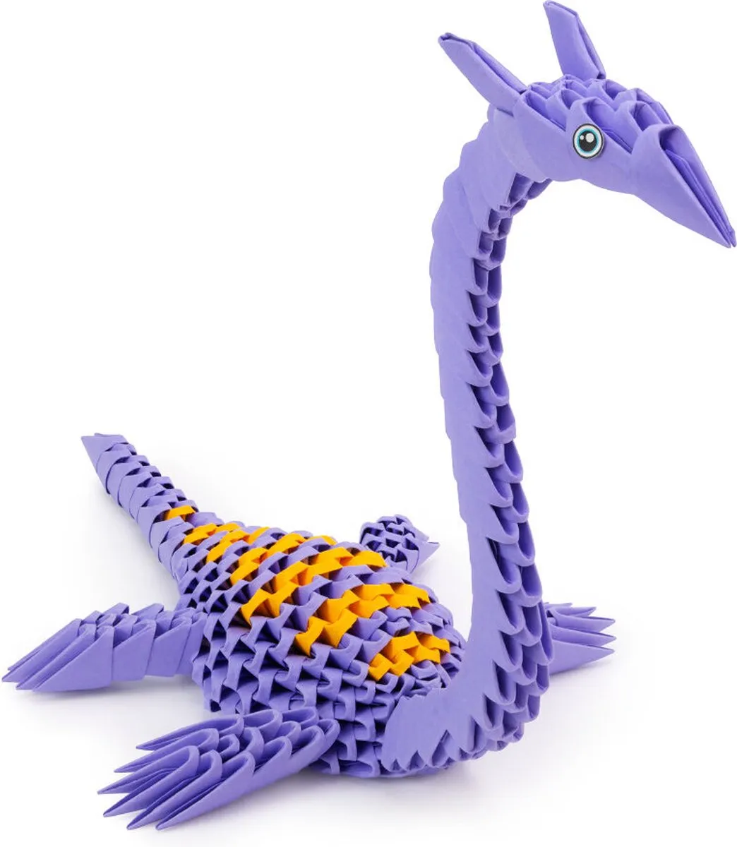 Alexander Toys Origami 3D Dinosaurus 312dlg - 312 Stuks - Geel/Paars