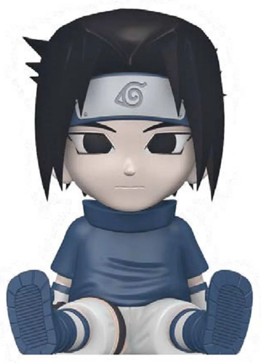 Plastoy Naruto Sasuke Spaarpot - Blauw/Grijs/Zwart