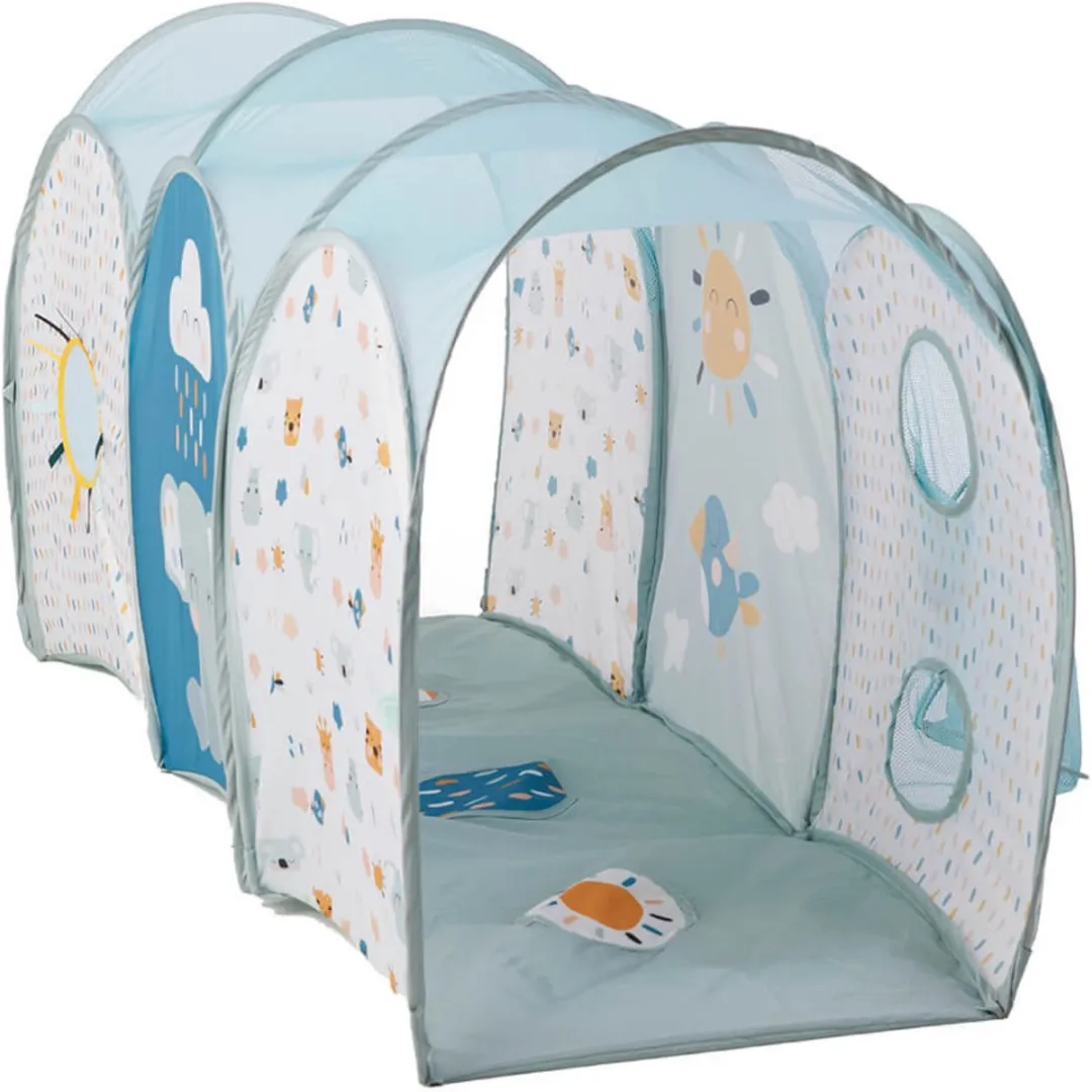 Eurekakids Speeltunnel met Spiegel - 55cm - Multi