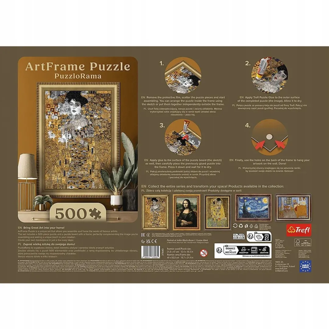 Trefl Adele Bloch-Bauer I Puzzel 500 Stuks - Multi