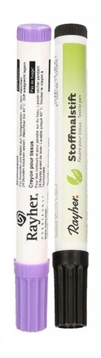 Rayher Textielstiften Set 2 Stuks