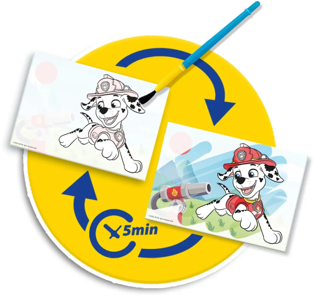SES Creative Paw Patrol Kleuren Met Water Speelgoed - 4 Stuks