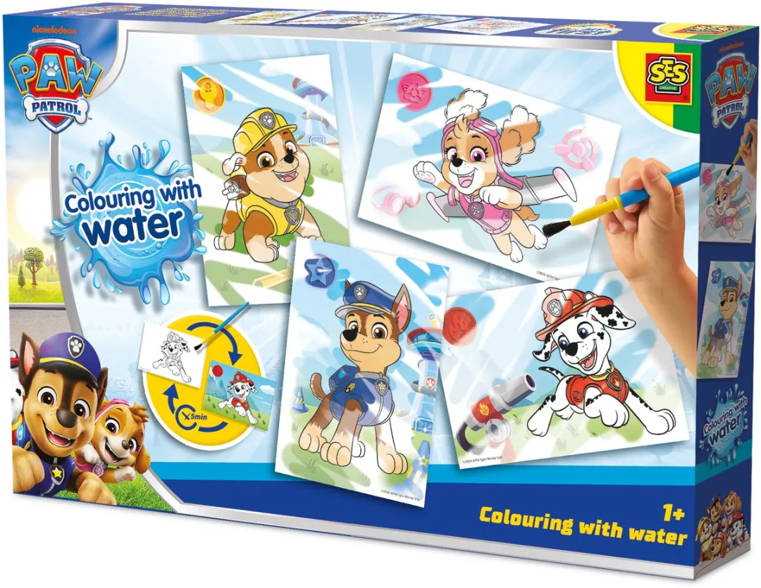 SES Creative Paw Patrol Kleuren Met Water Speelgoed