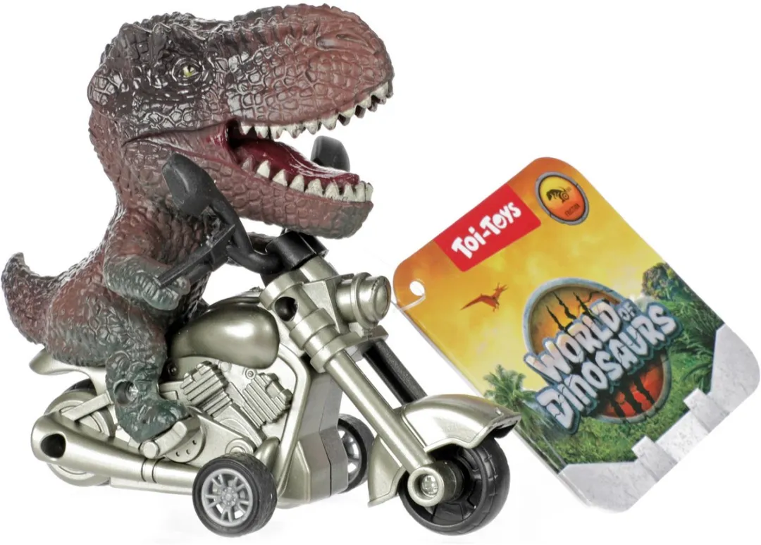 Toi-Toys World of Dinosaurs Frictie Dino op Motor 35148Z - Multicolor