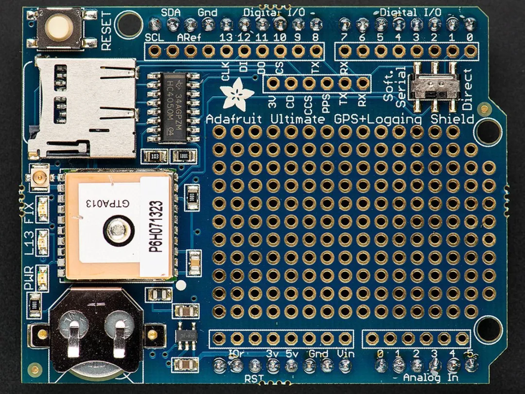 Adafruit 1272 GPS Shield - Blauw
