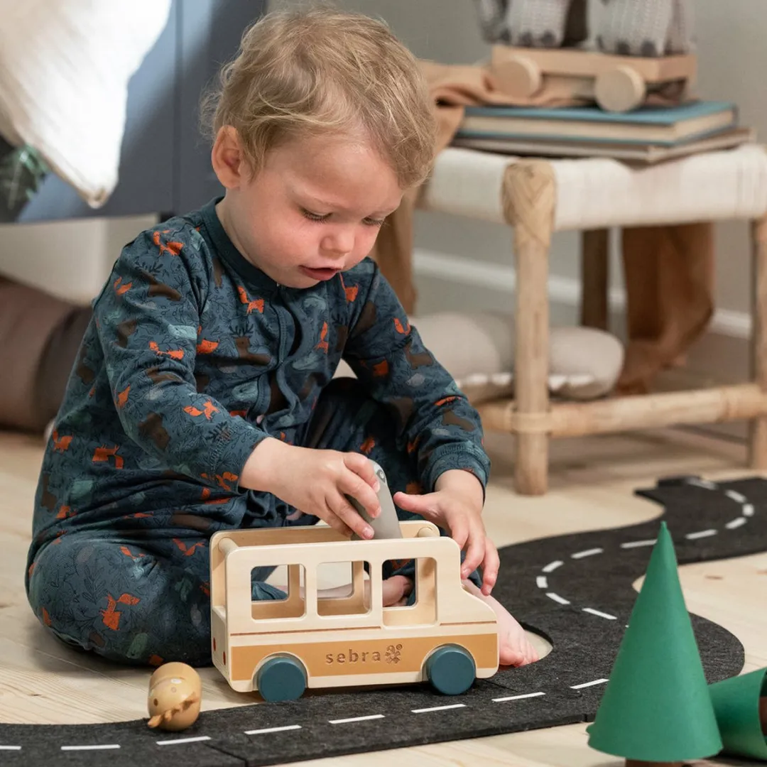 Sebra Wildlife Houten Bus 301730043 - Groen - afbeelding 6 van 6