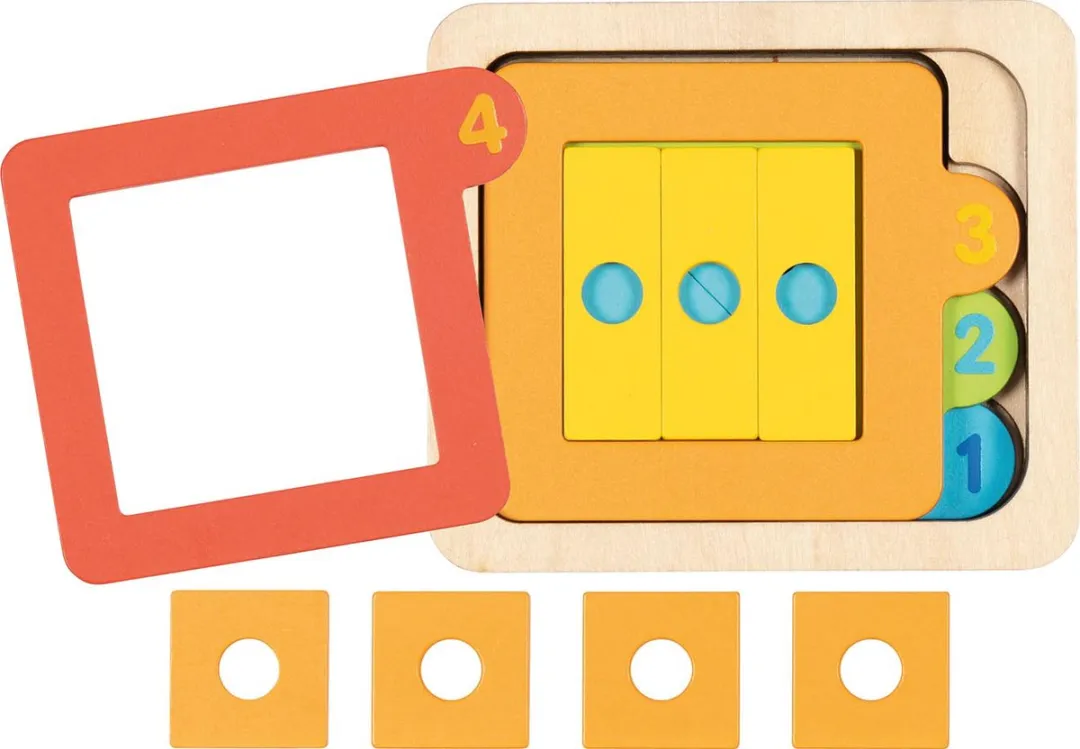 Goki Puzzel Getallen en Geometrische Vormen 15-delig