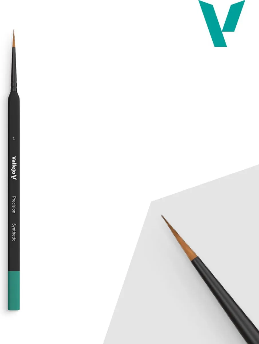 Vallejo Hobbypenseel VALB03001 Ronde Synthetische Penseel