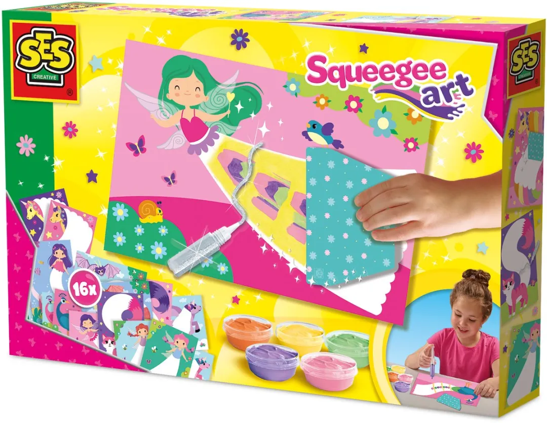 SES Creative Squeegee Art Knutselset