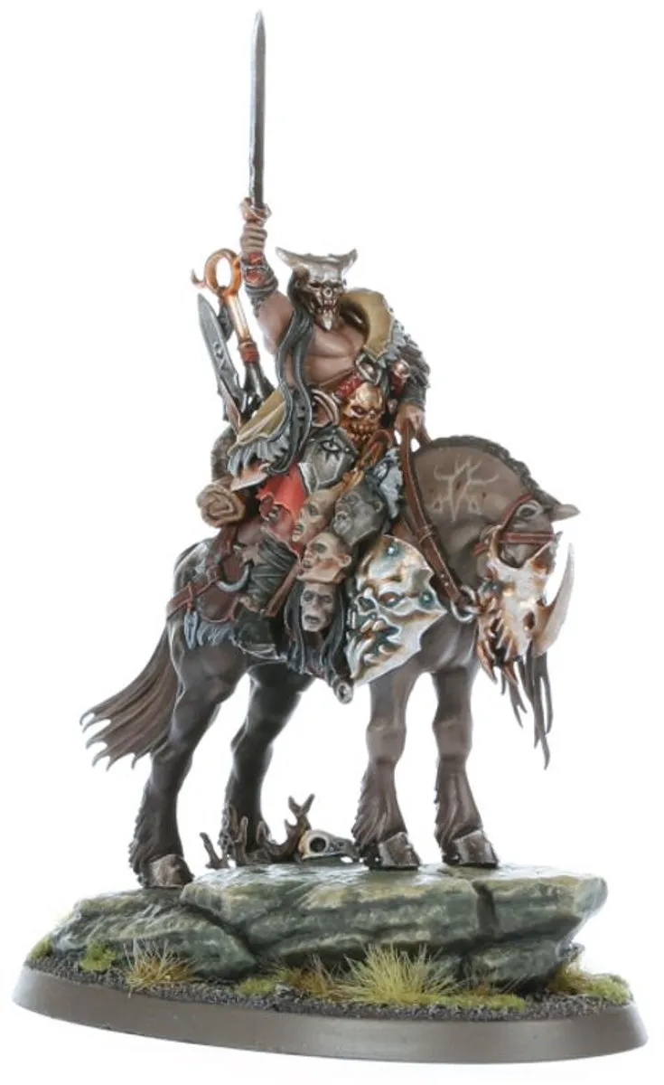 Games Workshop Darkoath Chieftain op Warsteed - 32 Onderdelen