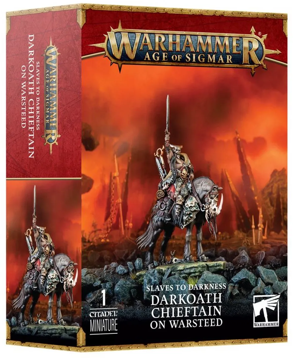 Games Workshop Darkoath Chieftain op Warsteed - 32 Onderdelen
