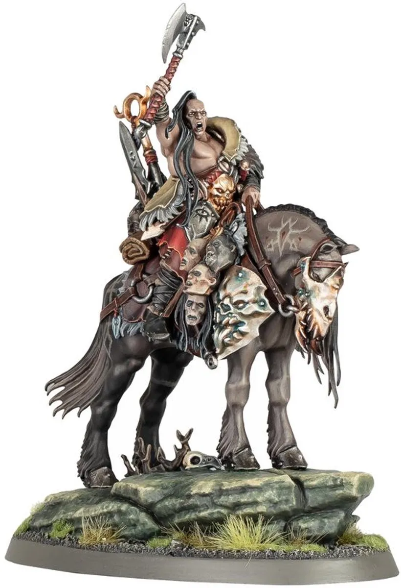 Games Workshop Darkoath Chieftain op Warsteed