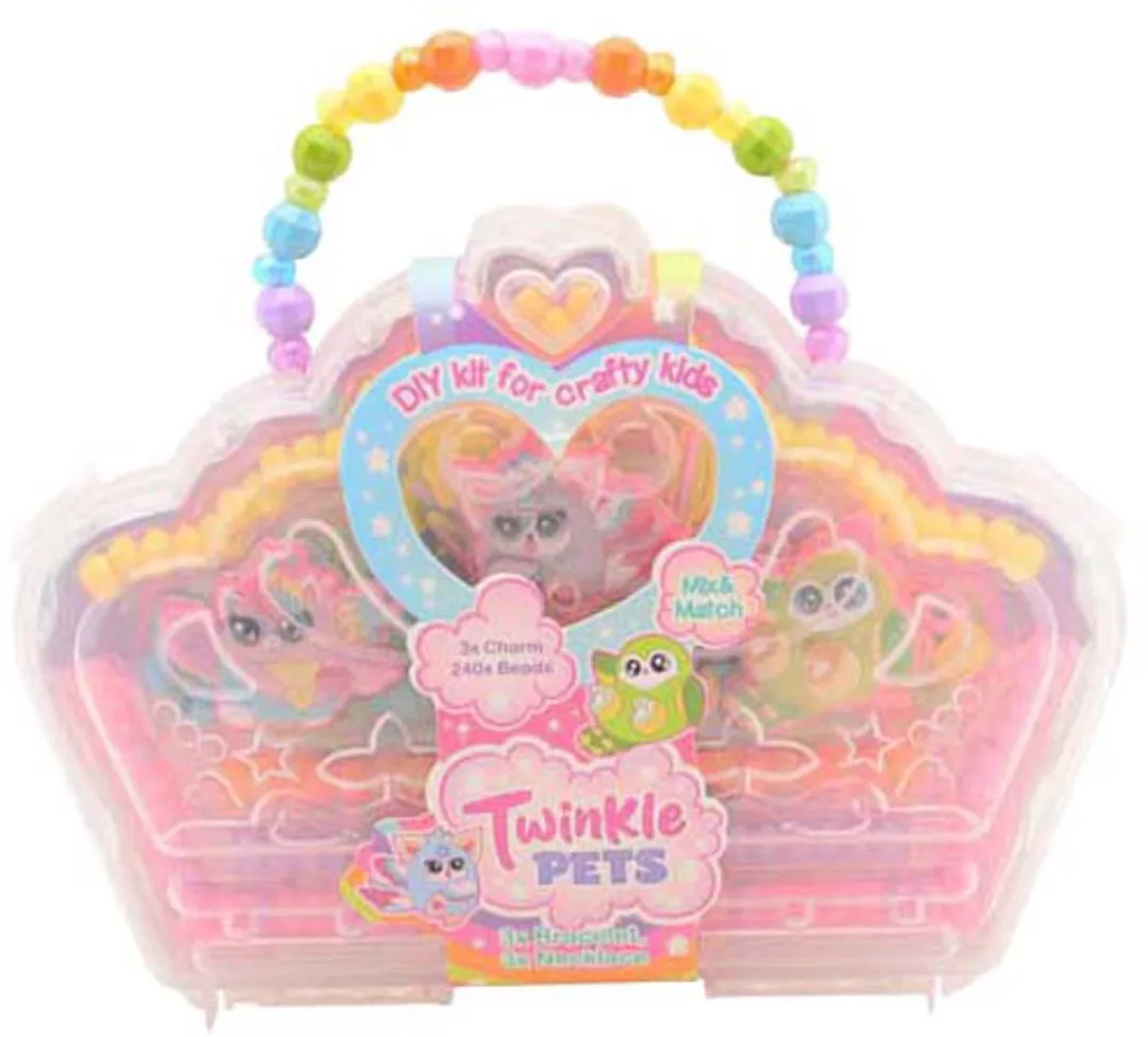 Johntoy Twinkle Pets Kralenset - Multicolor - 150cm