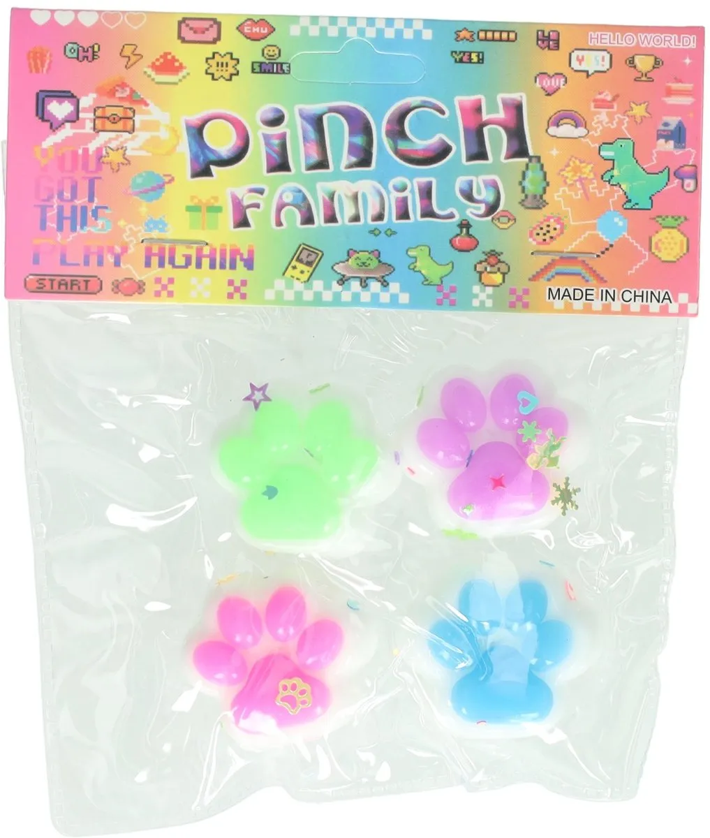 Jono Toys Pinch Family Dierenpoot Squishy