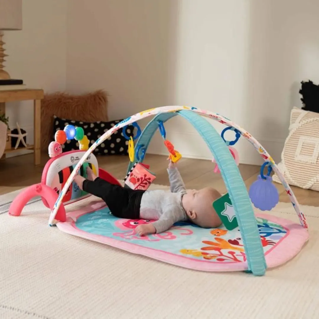Baby Einstein Kickin' Tune Jellyfish Speelkleed - 5 Speelelementen - Multicolor
