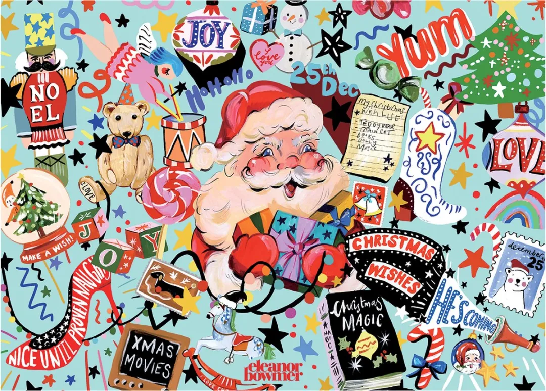 Jumbo Falcon Contemporary Christmas Wishes 1000 Stuks Puzzle