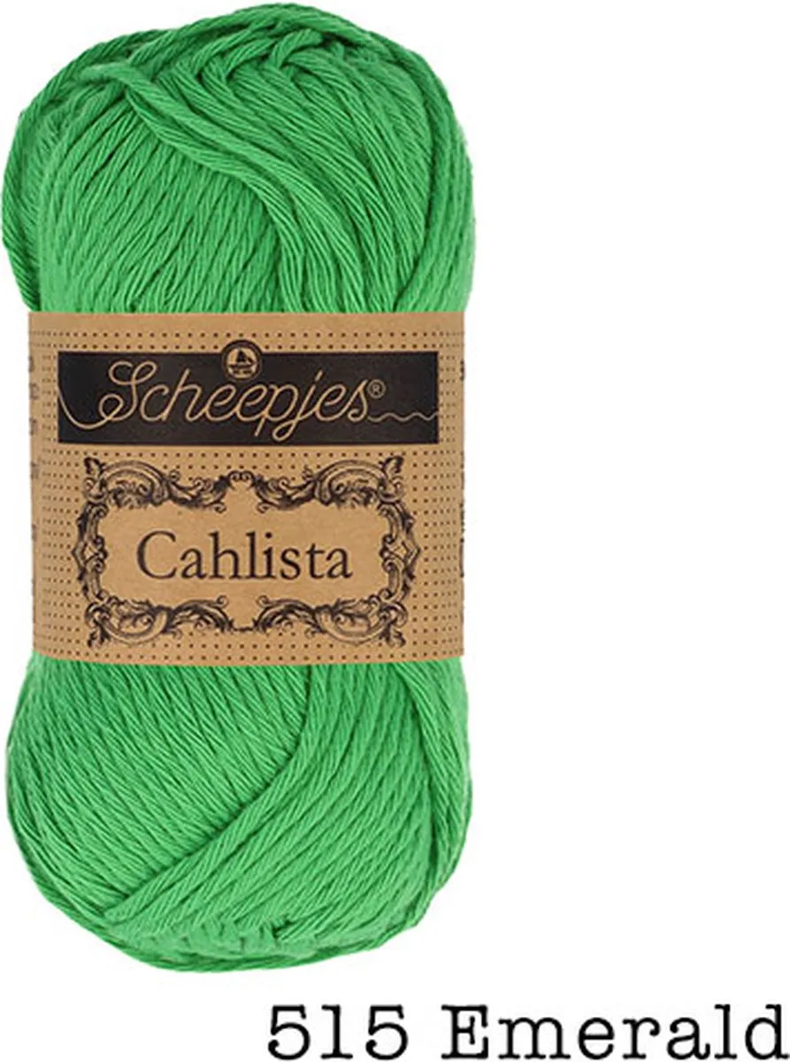 Scheepjes Cahlista Emerald 515 Wol