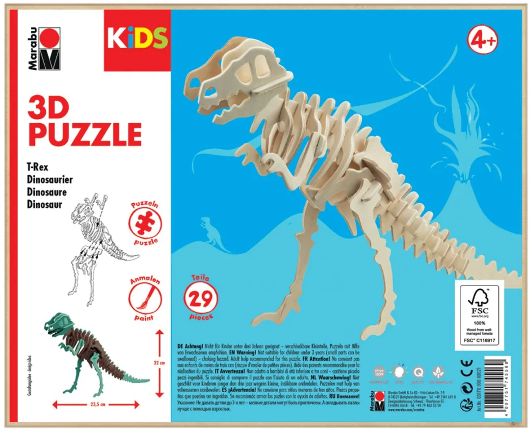 Marabu 3D Puzzel Hout