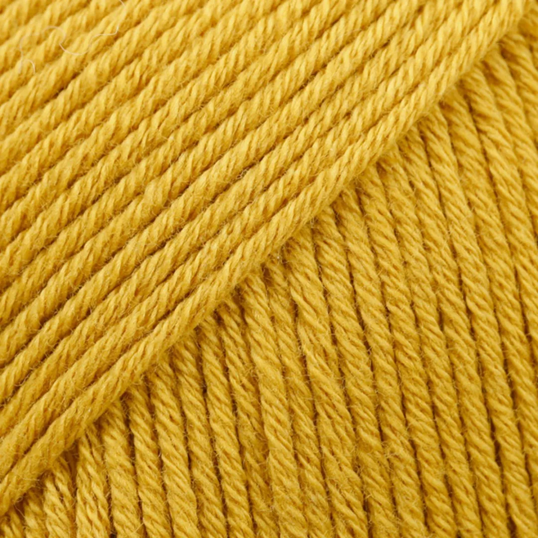 Drops Safran Uni Colour Mosterdgeel Katoen Garen