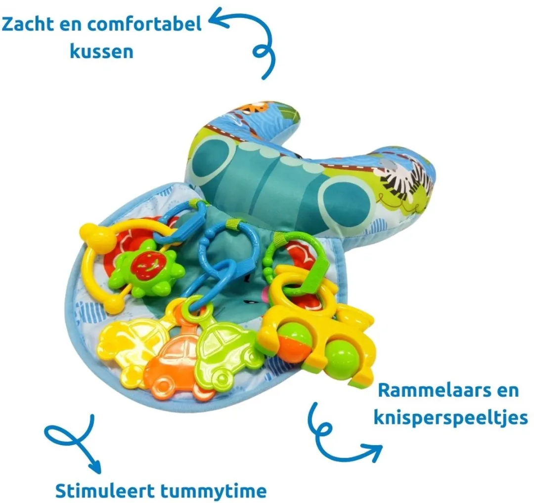 Eco Toys Jungle Olifant Buiktrainer - Multicolour