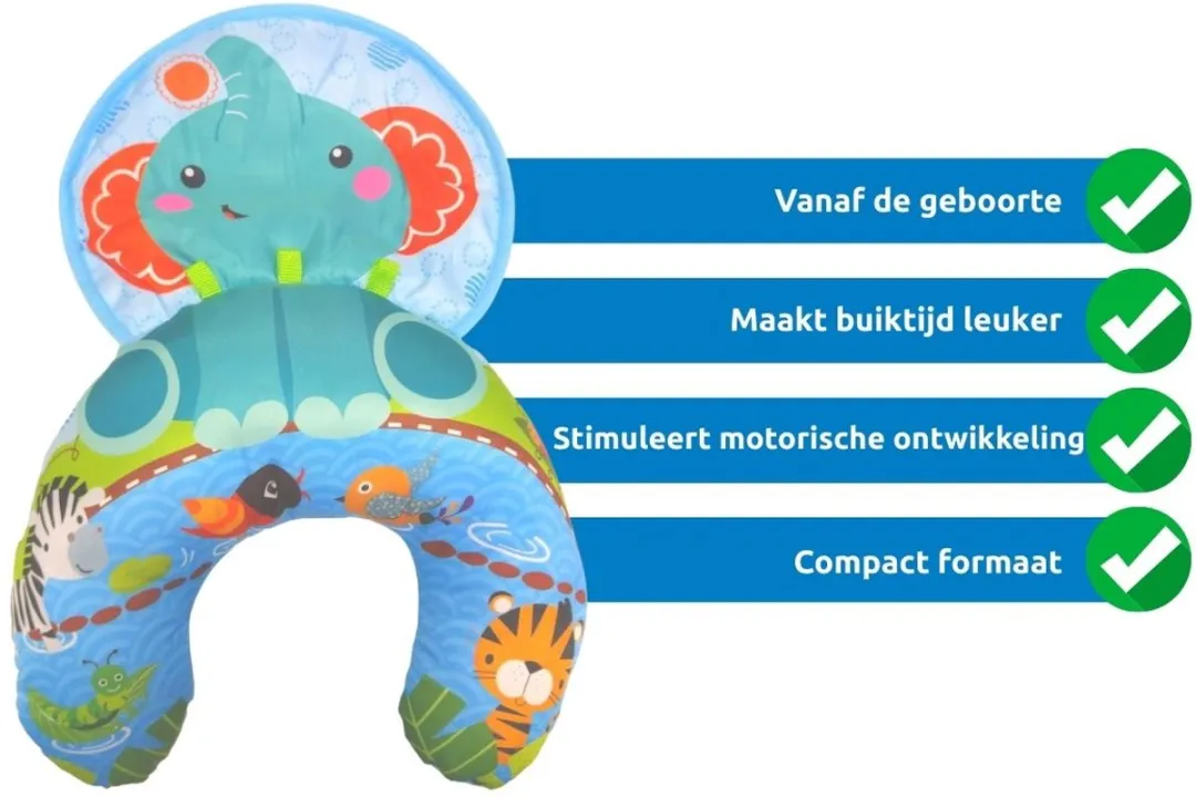 Eco Toys Jungle Olifant Buiktrainer - Multicolour