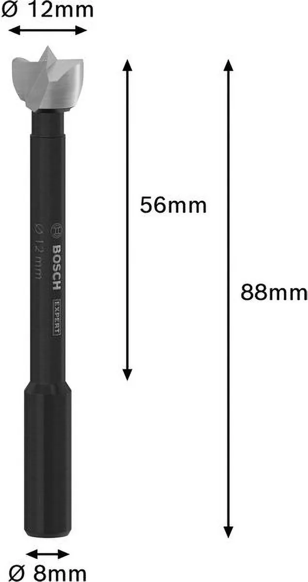 Bosch Expert Houtvoorsnijder Ø12mm - 2608901822