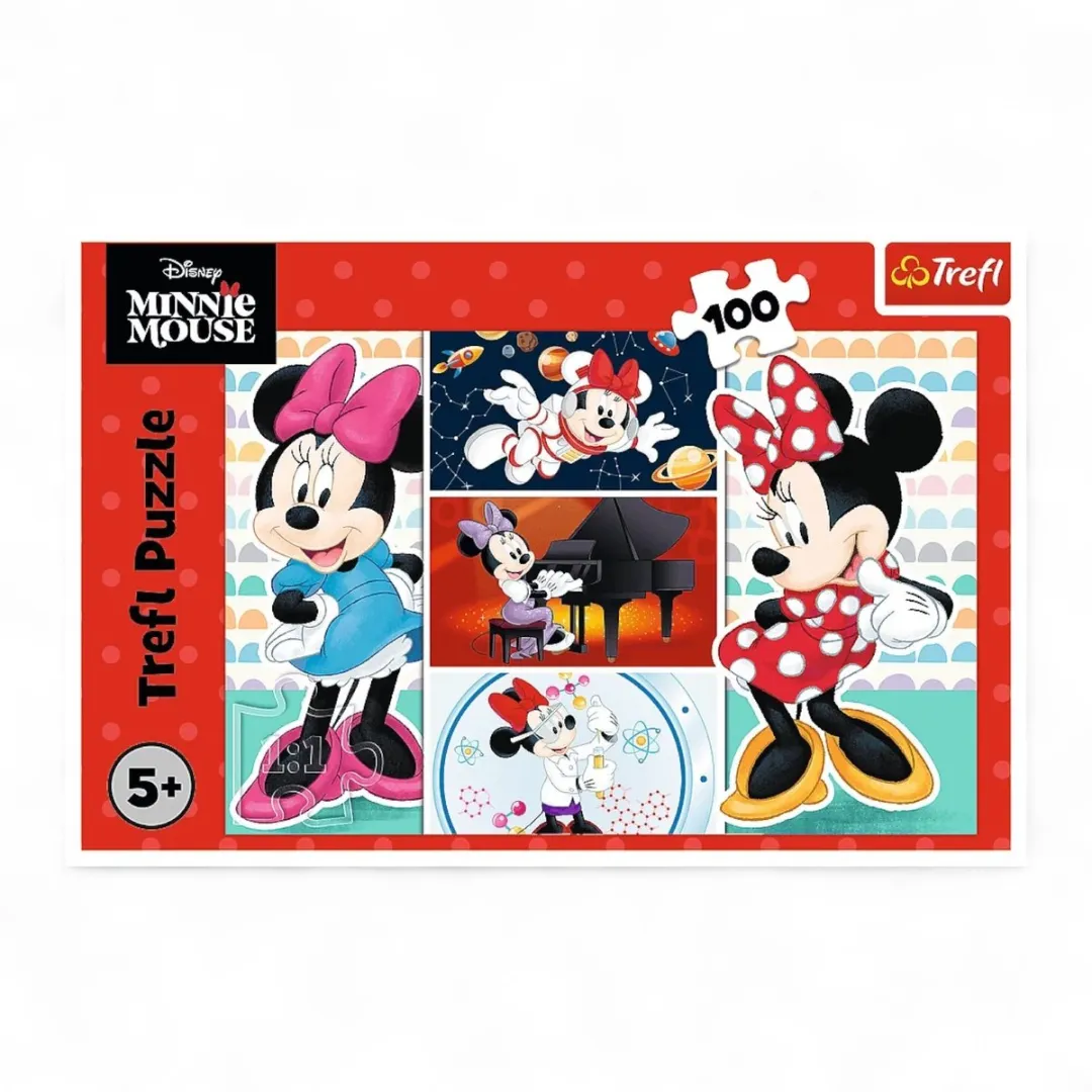 Trefl Minnie Mouse Puzzel 100 Stuks - Multicolor
