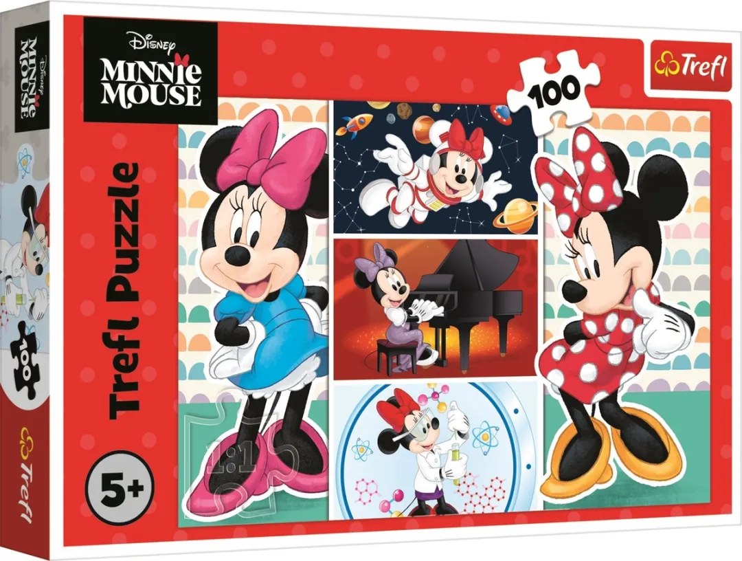 Trefl Minnie Mouse Puzzel 100 Stuks - Multicolor