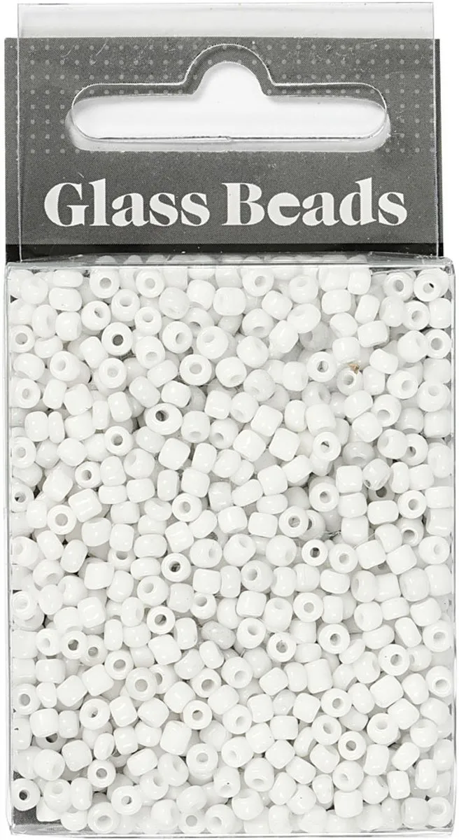 Creativ Company CC Rocailles 3mm Wit - 25 gram