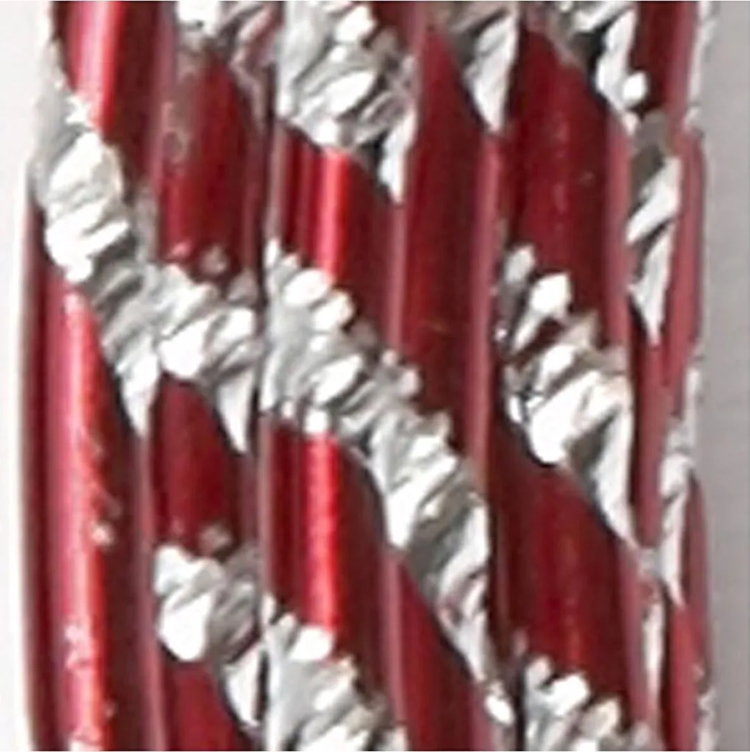 Creativ Company Creotime Aluminiumdraad 7m Ø2mm - Rood/Zilver