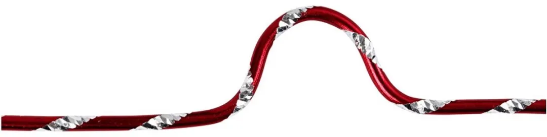 Creativ Company Creotime Aluminiumdraad 7m Ø2mm - Rood/Zilver