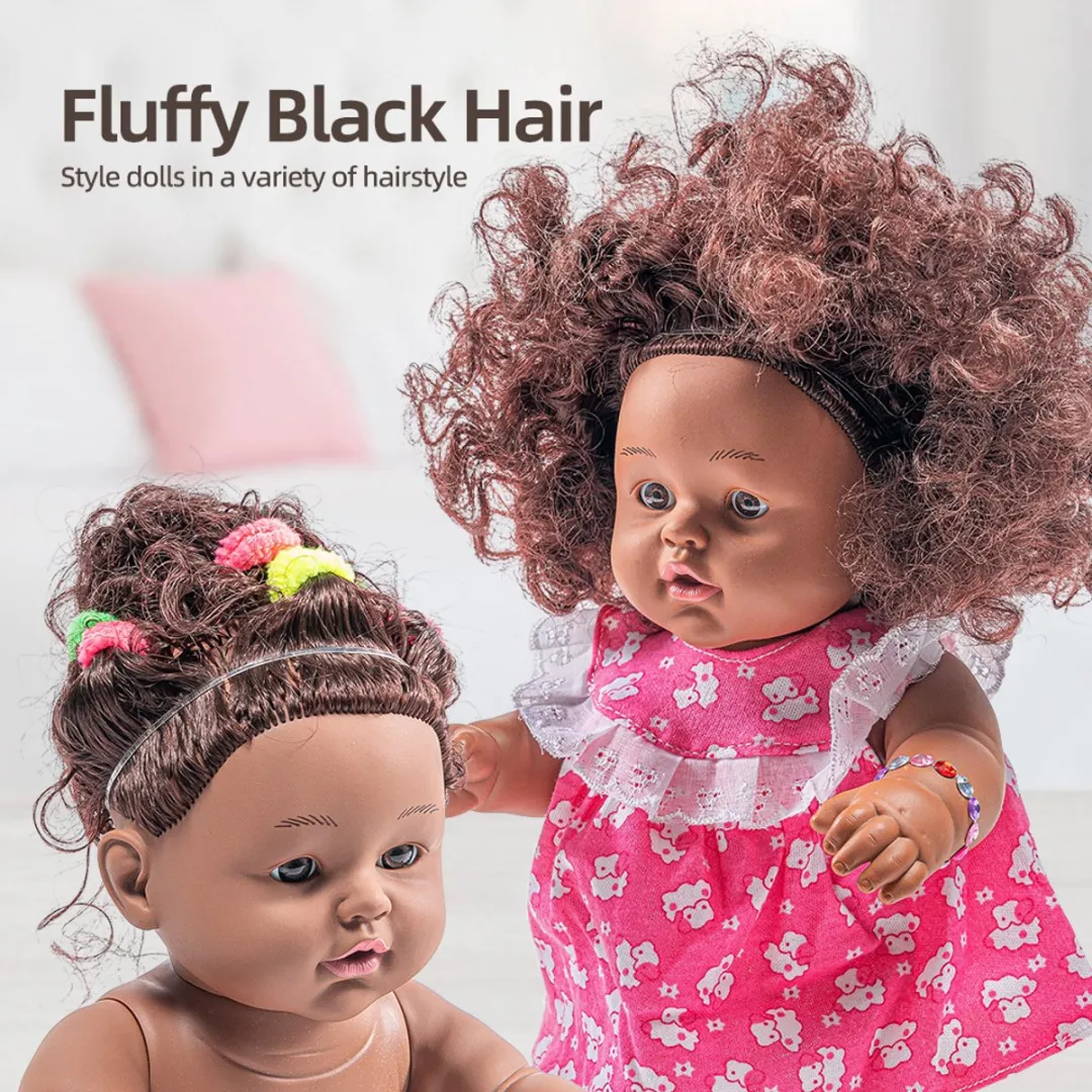 Sako Toys Sally Fay Afrikaanse Pop Bad en Pyjama - Donker