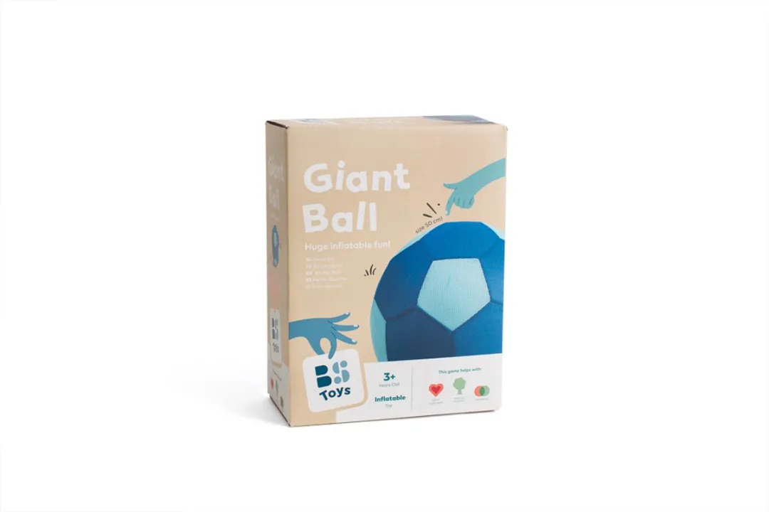 BS Toys Grote Bal 50cm - Blauw/Oranje