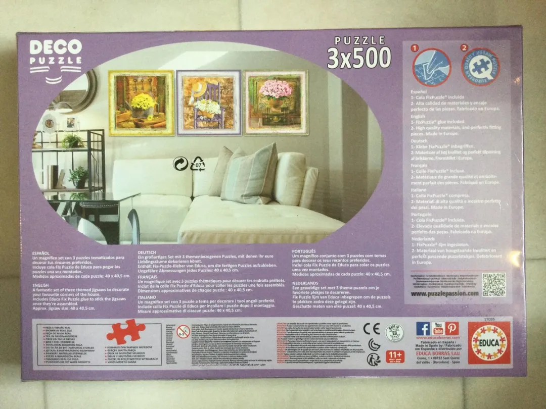 Educa Deco Enchanted Moments Legpuzzel 1500 Stuks - 40x40,5cm - Meerkleurig