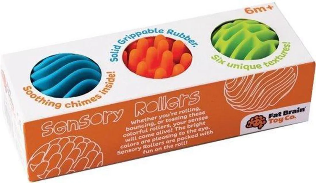 Fat Brain Toys Sensorische Rollers - Multicolor