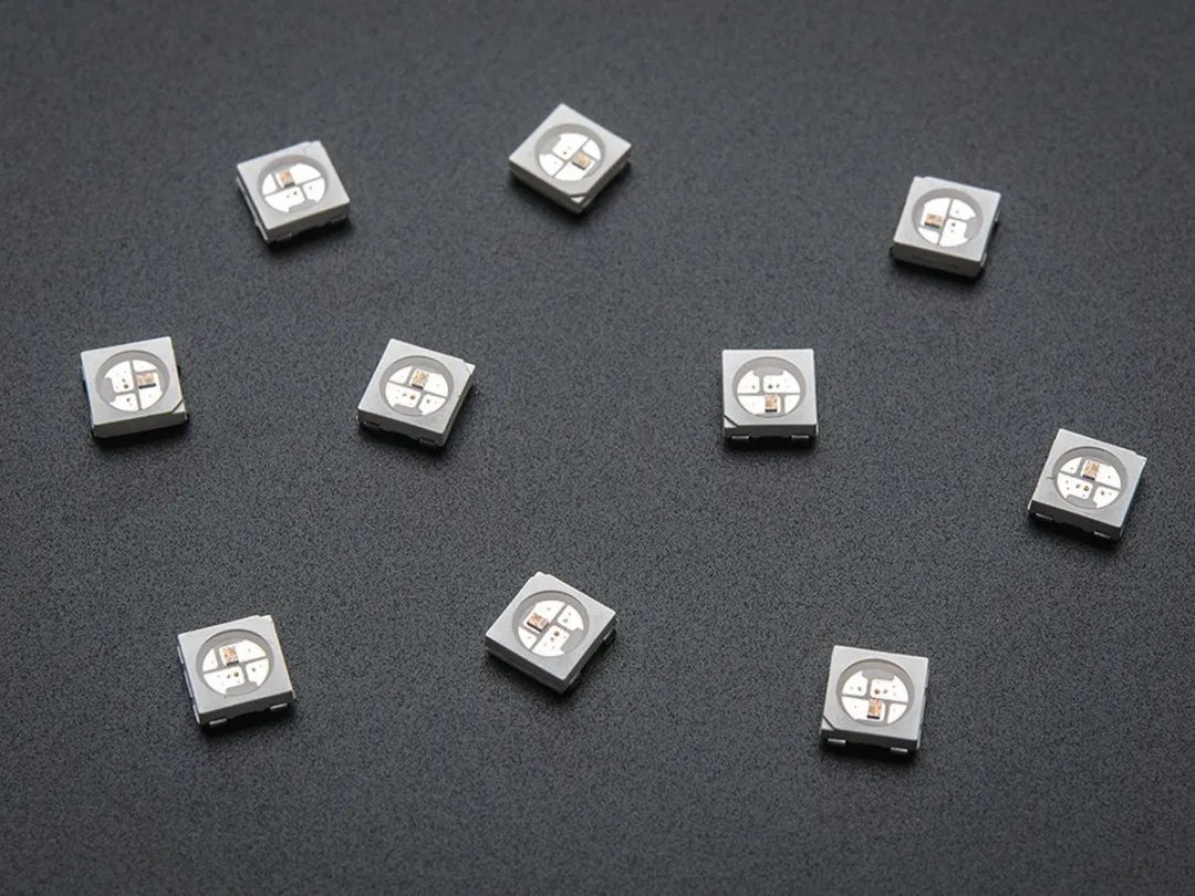 Adafruit WS2812B 1655 RGB LED 5050 - 10 Stuks - Meerkleurig