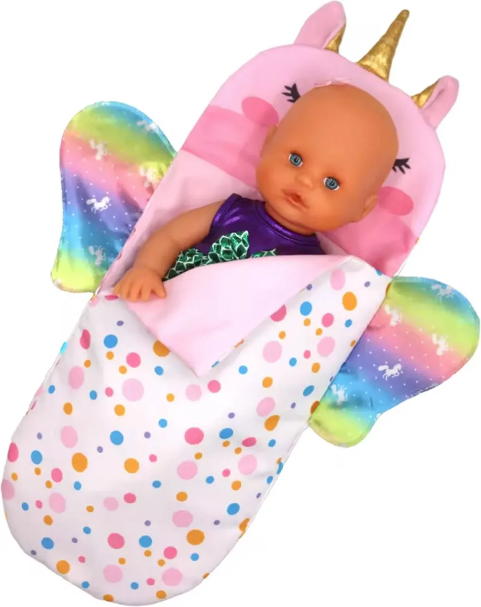Happy U Kids Unicorn Slaapzak Regenboog 003636 - 36+43cm
