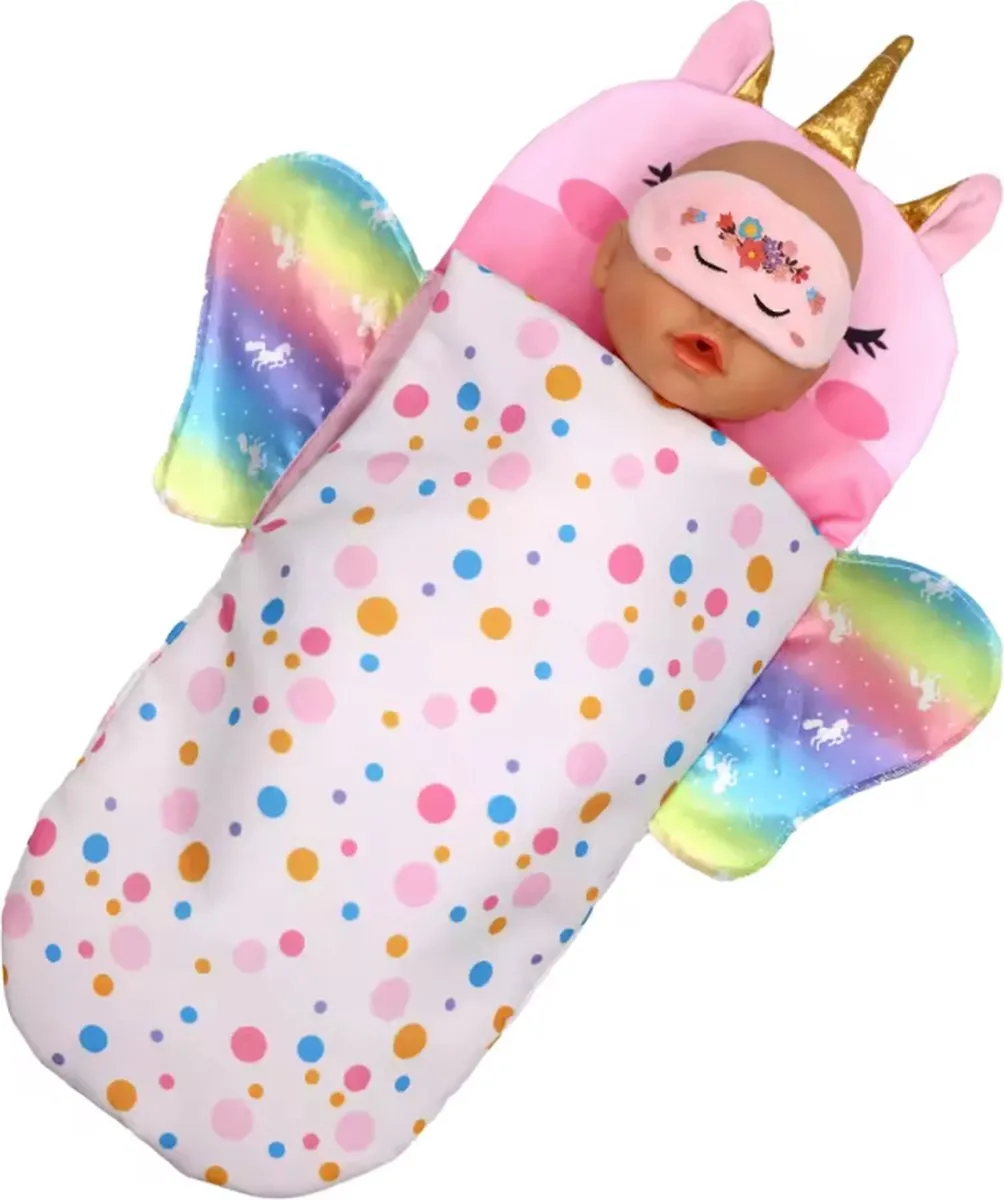 Happy U Kids Unicorn Slaapzak Regenboog 003636