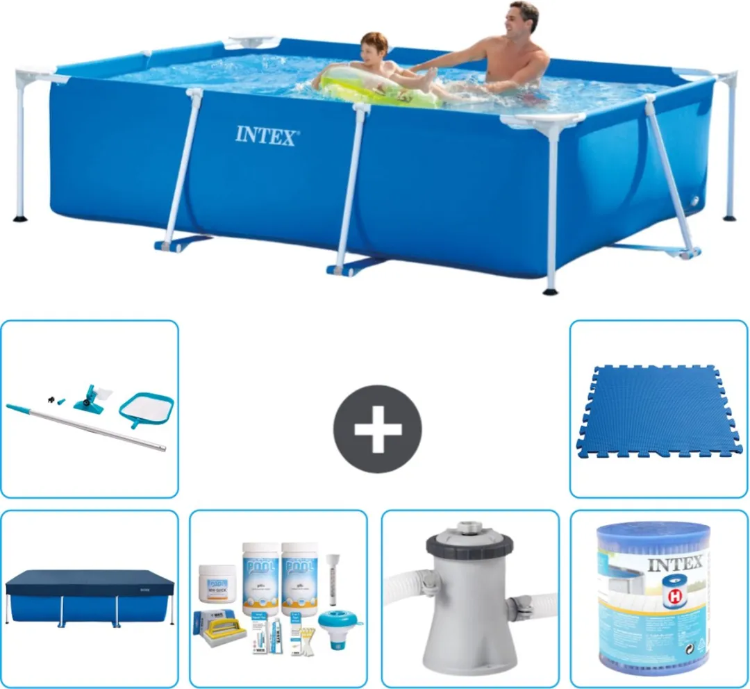 Intex Rechthoekig Frame Zwembad 260x160cm