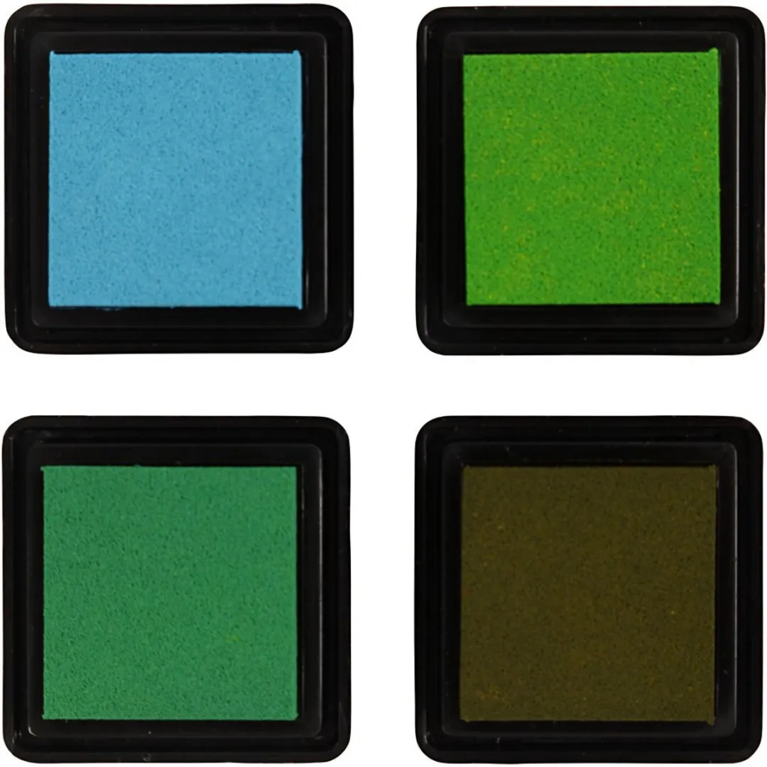 Creativ Company Stempelinkt - 10g - 4 Stuks
