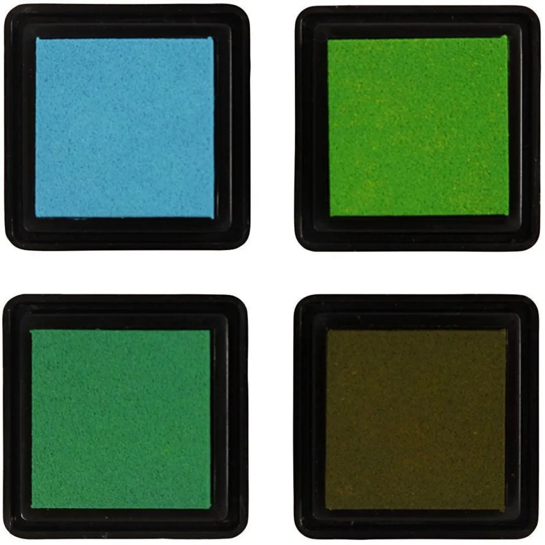 Creativ Company Stempelinkt - 10g - 4 Stuks