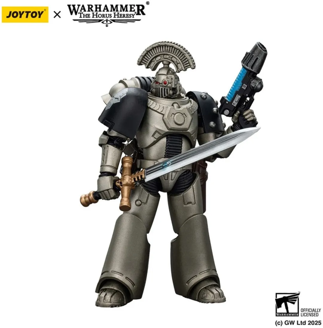 Warhammer The Horus Heresy Action Figure 1/18 lron Warriors MKVI Tactical Sergeant with Power Sword and Plasma Pistol 12 cm