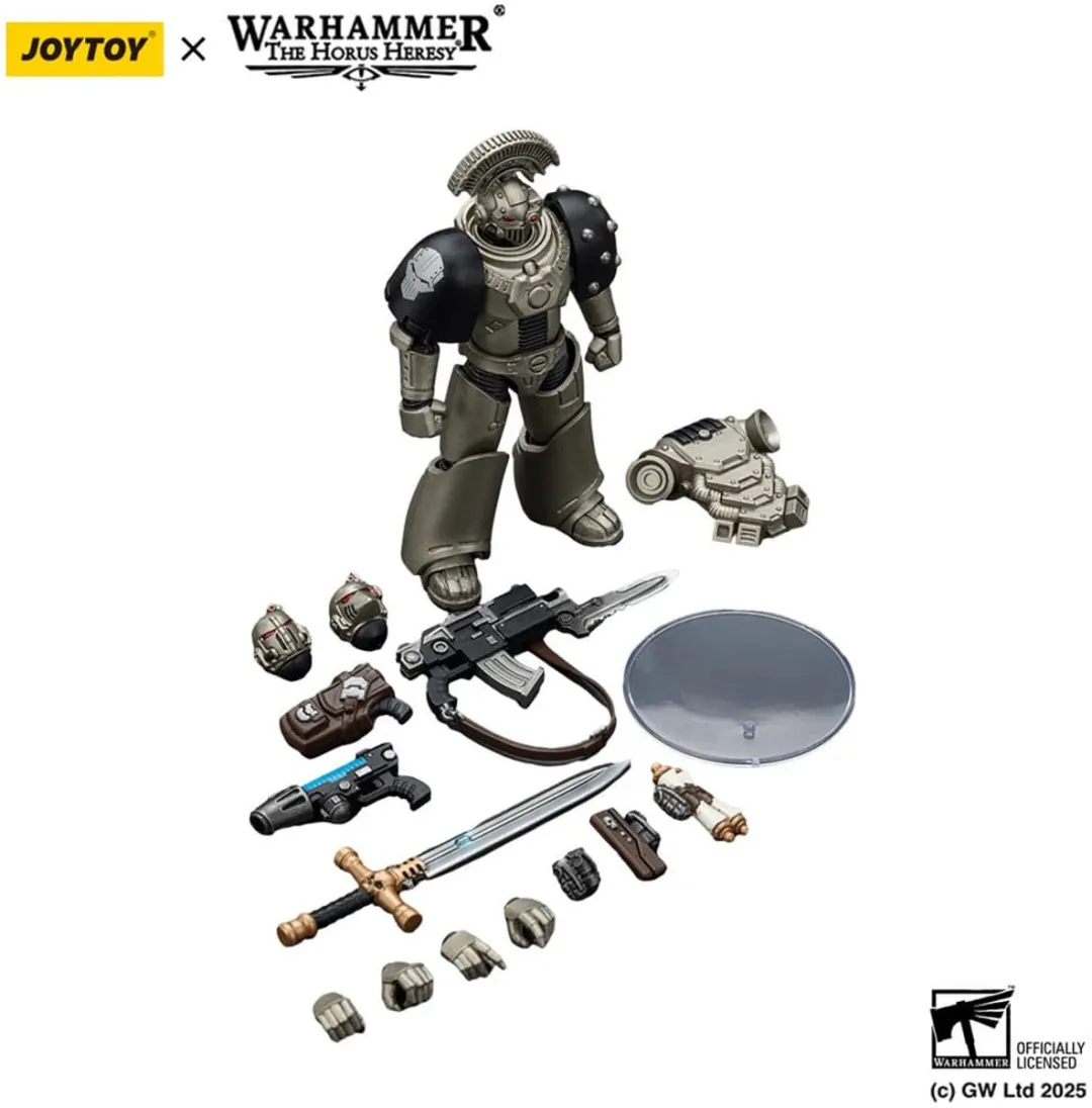 Warhammer The Horus Heresy Action Figure 1/18 lron Warriors MKVI Tactical Sergeant with Power Sword and Plasma Pistol 12 cm