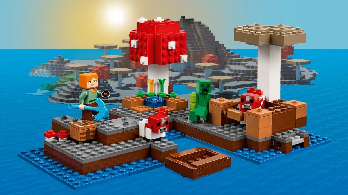 LEGO Minecraft Het Paddenstoeleiland 21129 - 247 Stenen